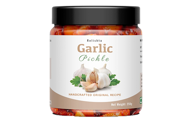 Relishta Garlic Pickle   Plastic Jar   