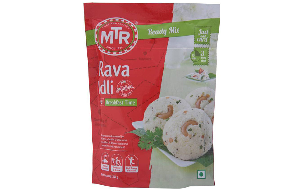 Mtr Ragi Rava Idli MTR Rava Idli - Reviews | Ingredients | Recipes | Benefits - GoToChef