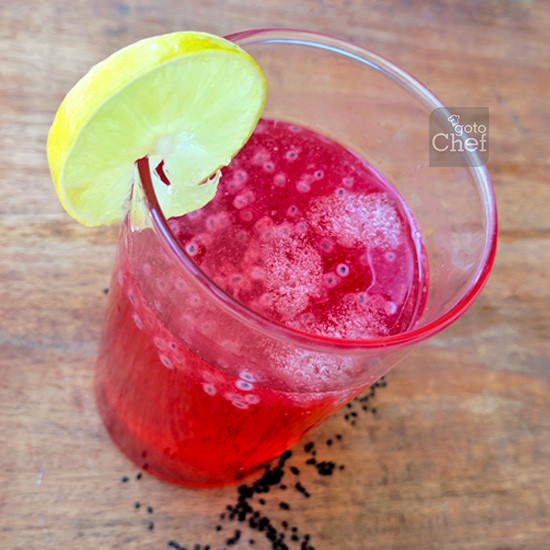 Rose Syrup Sabza Cooler Recipe Rose Syrup Sabza Cooler Recipe