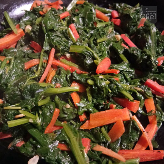 Spinach And Carrot Stir Fry Recipe Spinach And Carrot Stir Fry Recipe