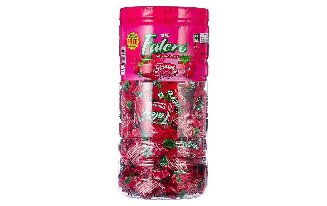 Falero Strawberry Baby Pulpy Fruit Chews Jar 60.4 grams - Reviews ...