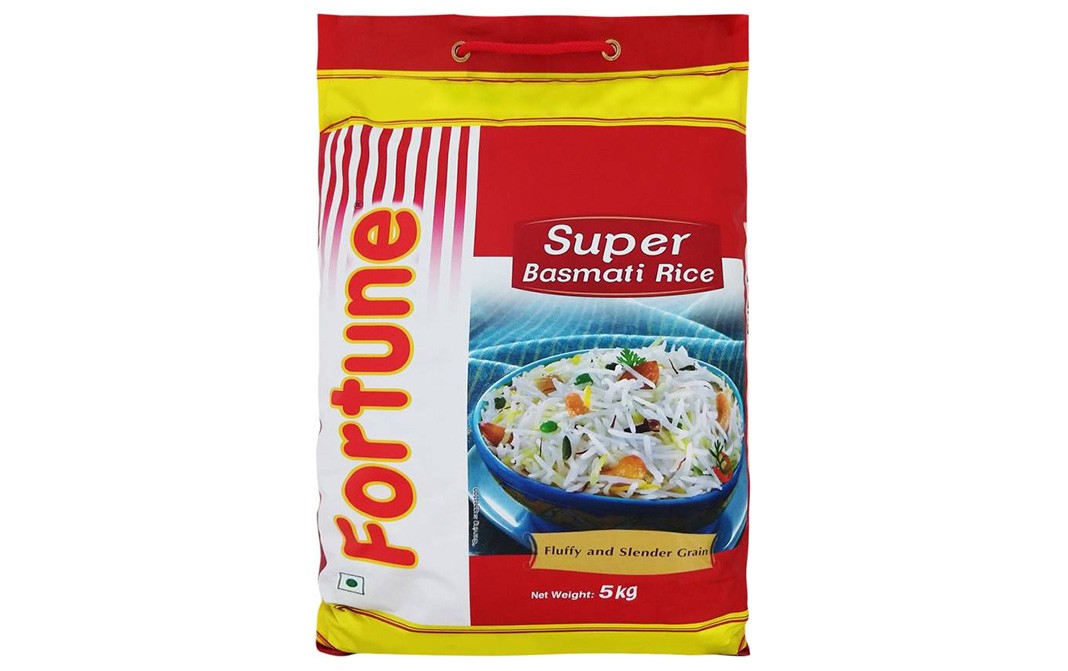 Fortune Super Basmati Rice Pack 5 kilogram - Reviews | Nutrition ...