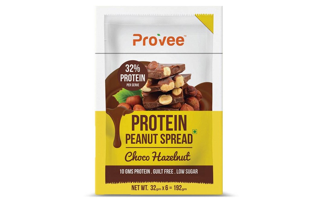 Provee Protein Peanut Spread Choco Hazelnut Pack 192 grams - GoToChef