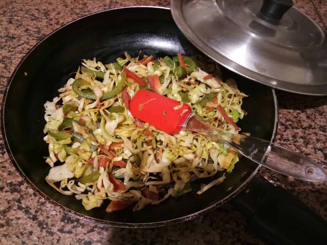 Cabbage Stir Fry with Bell Pepper and Carrots Recipe Cabbage Stir Fry with Bell Pepper and Carrots Recipe
