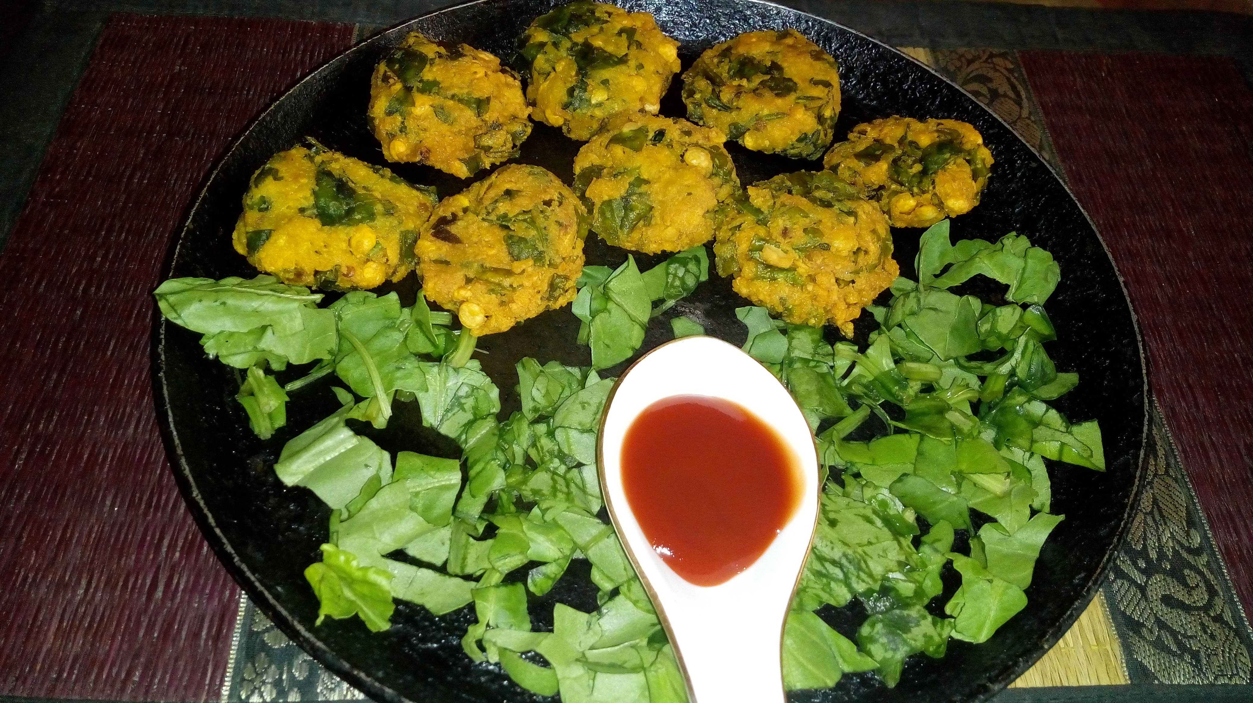 PALAK VADA Recipe PALAK VADA Recipe