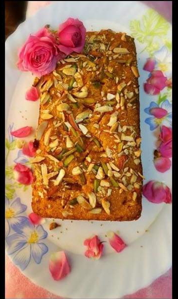 Mango Rava Cake Mango Rava Cake