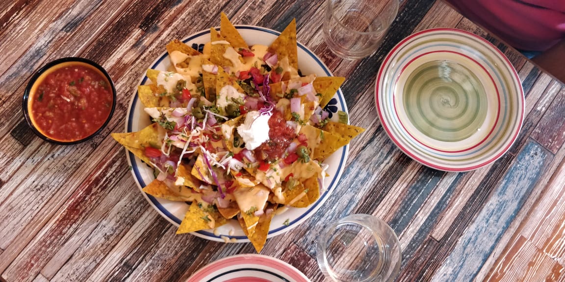 Loaded Nachos with Salsa Loaded Nachos with Salsa
