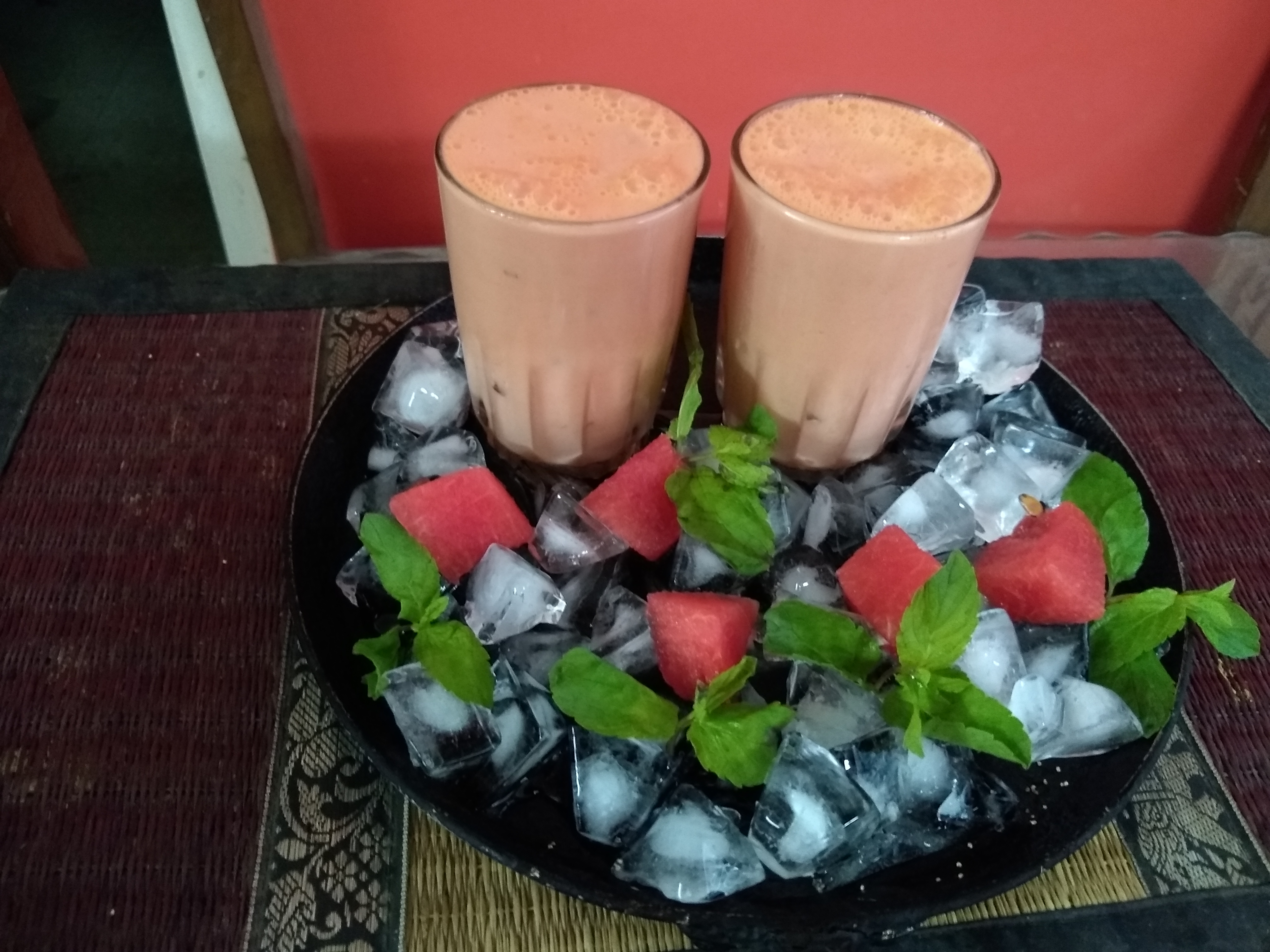 Watermelon Lassi Recipe Watermelon Lassi Recipe