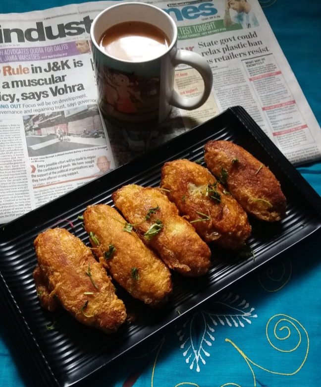 Paneer Bread Roll Paneer Bread Roll