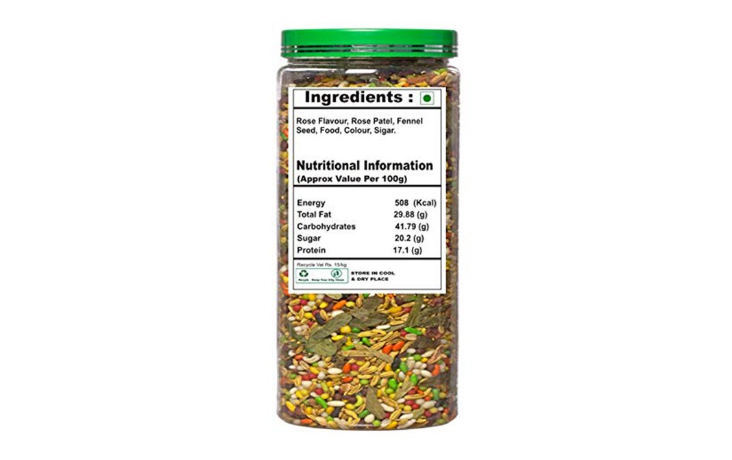 Heerson Gulab Mukhwas, Mouth Freshner Plastic Jar 100 grams - GoToChef