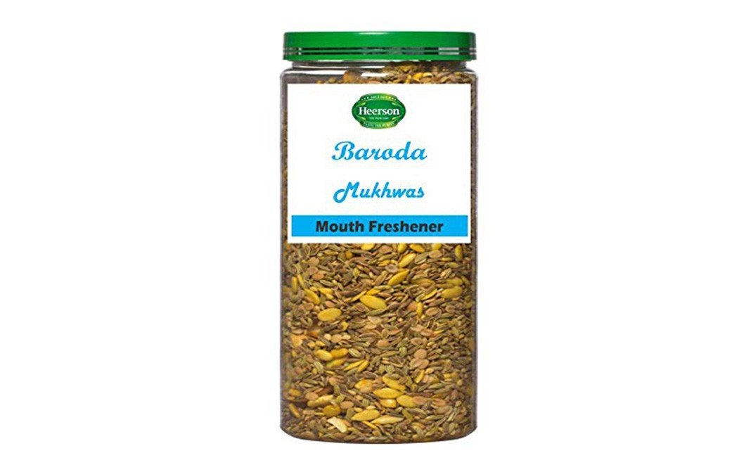 Heerson Baroda Mukhwas (Mouth Freshner) Jar 100 grams - GoToChef