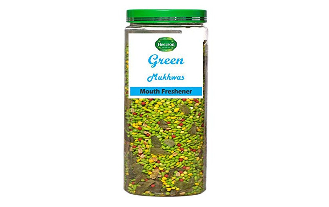 Heerson Green Mukhwas (Mouth Freshner) Jar 100 grams - GoToChef