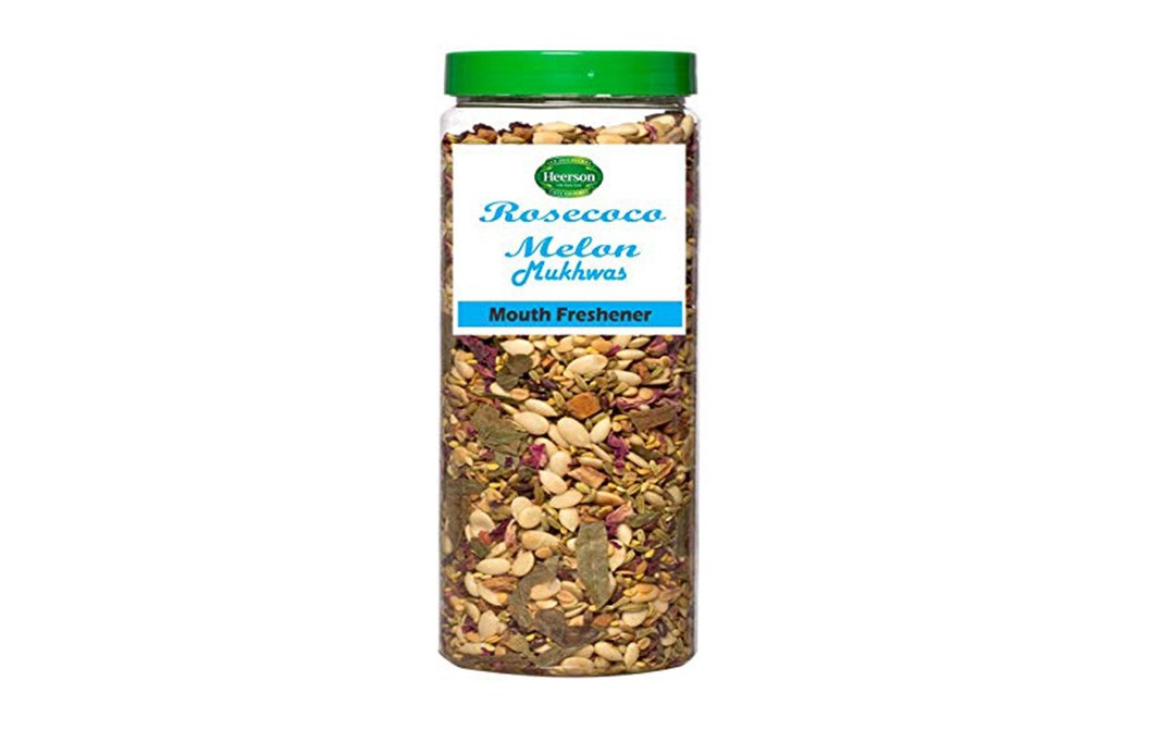 Heerson Rosecoco Melon Mukhwas (Mouth Freshner) Jar 100 grams - GoToChef