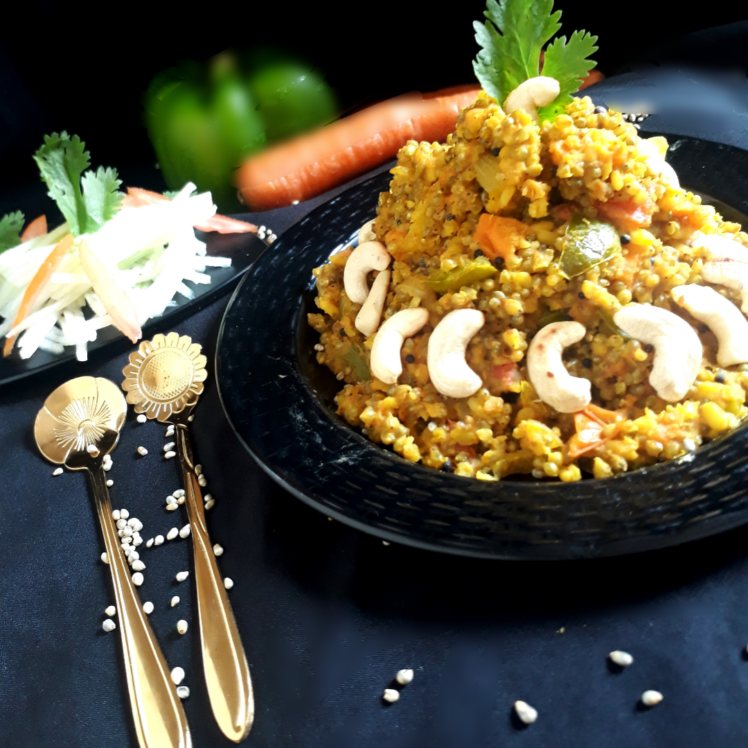 Stir Fry Bajra Khichdi Recipe Stir Fry Bajra Khichdi Recipe