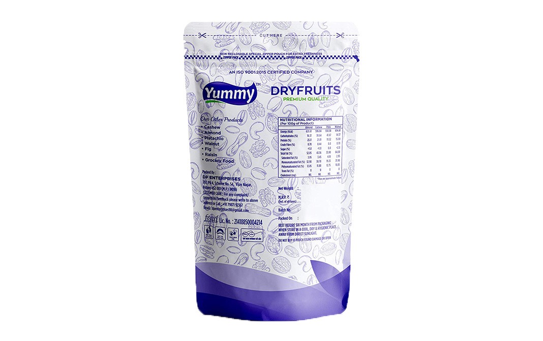 Yummy Almonds0    Pack  250 grams