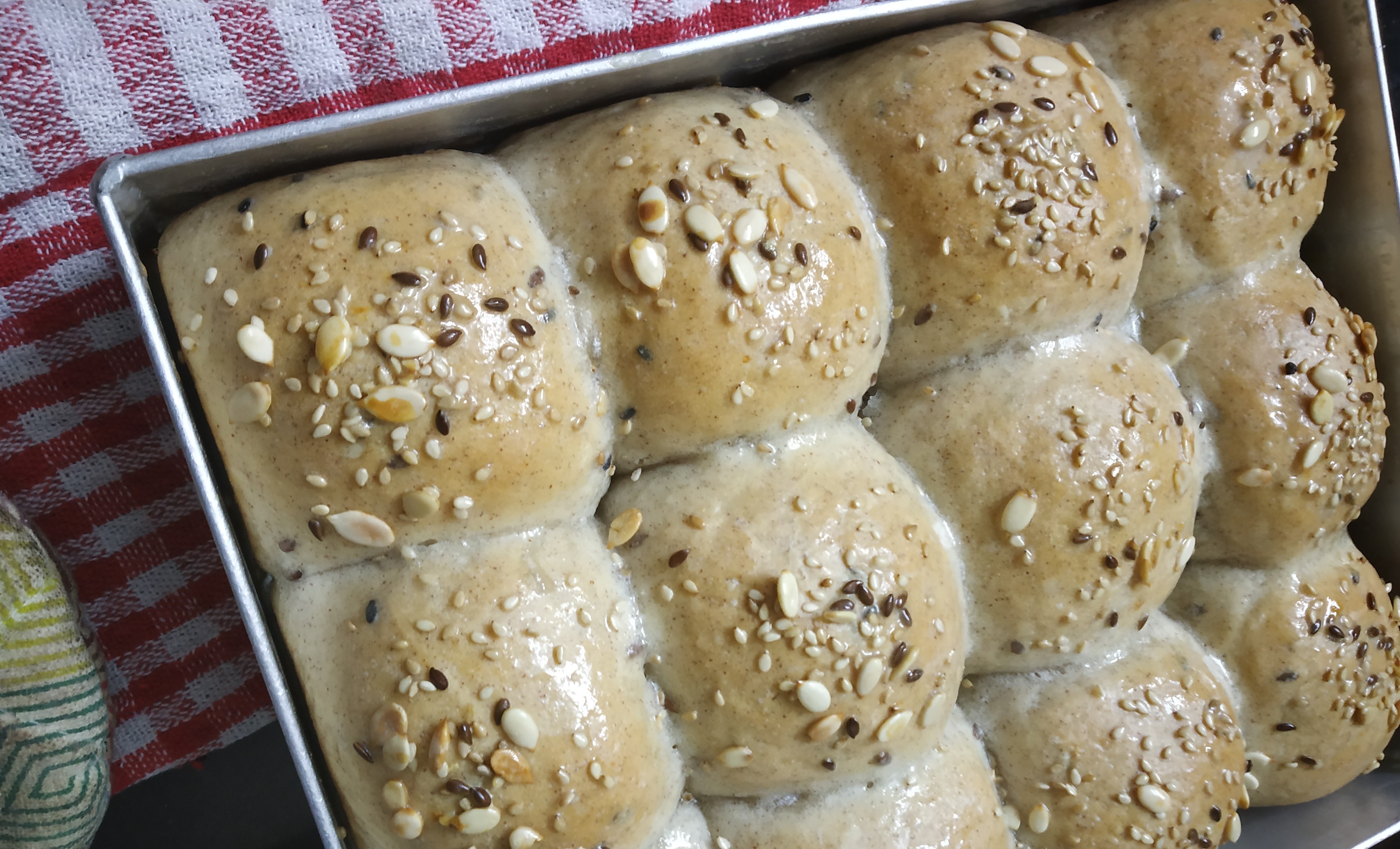 Multigrain Pav (Bread) Recipe Multigrain Pav (Bread) Recipe