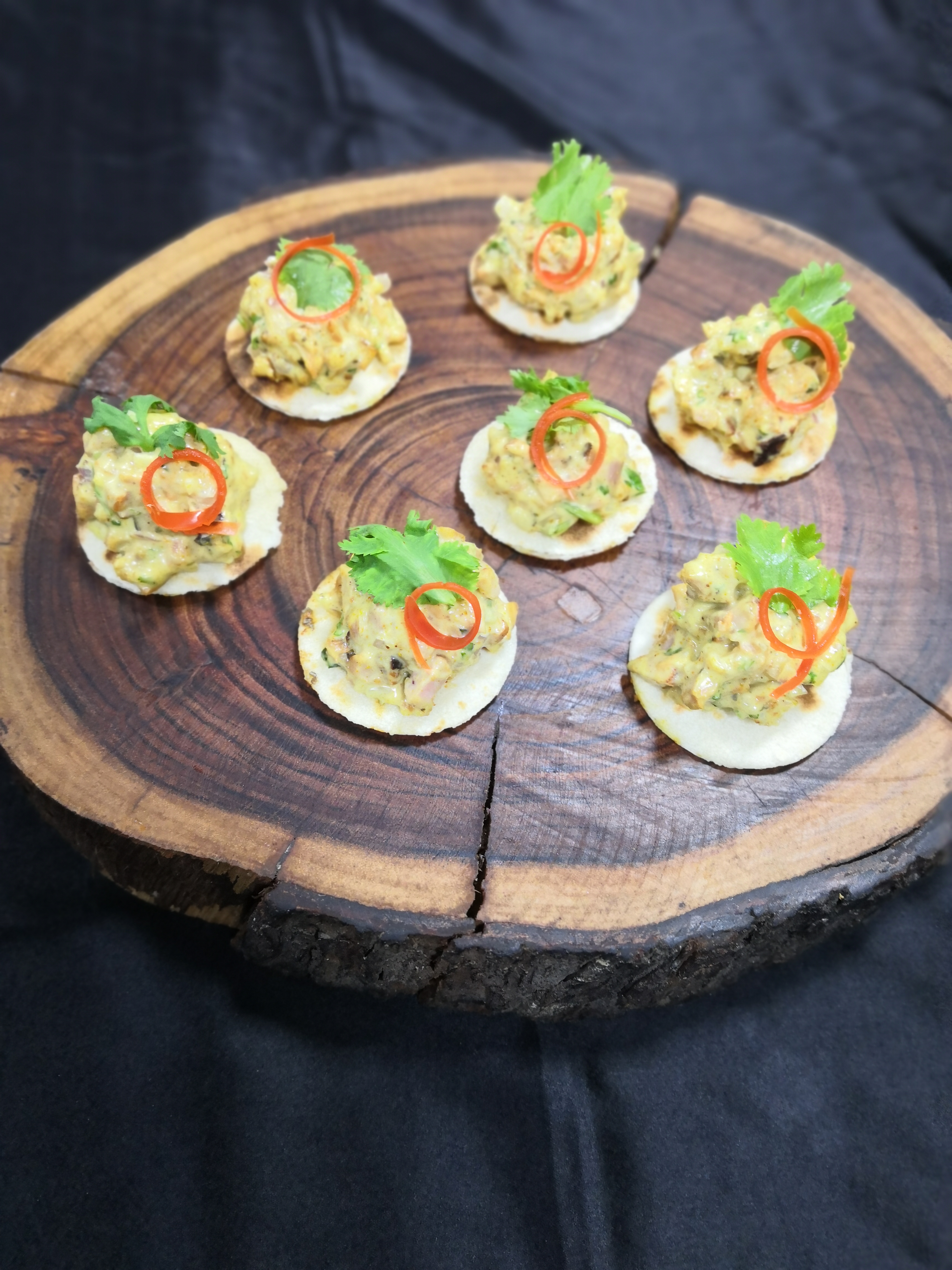 Canapes from left over chapati Recipe Canapes from left over chapati Recipe