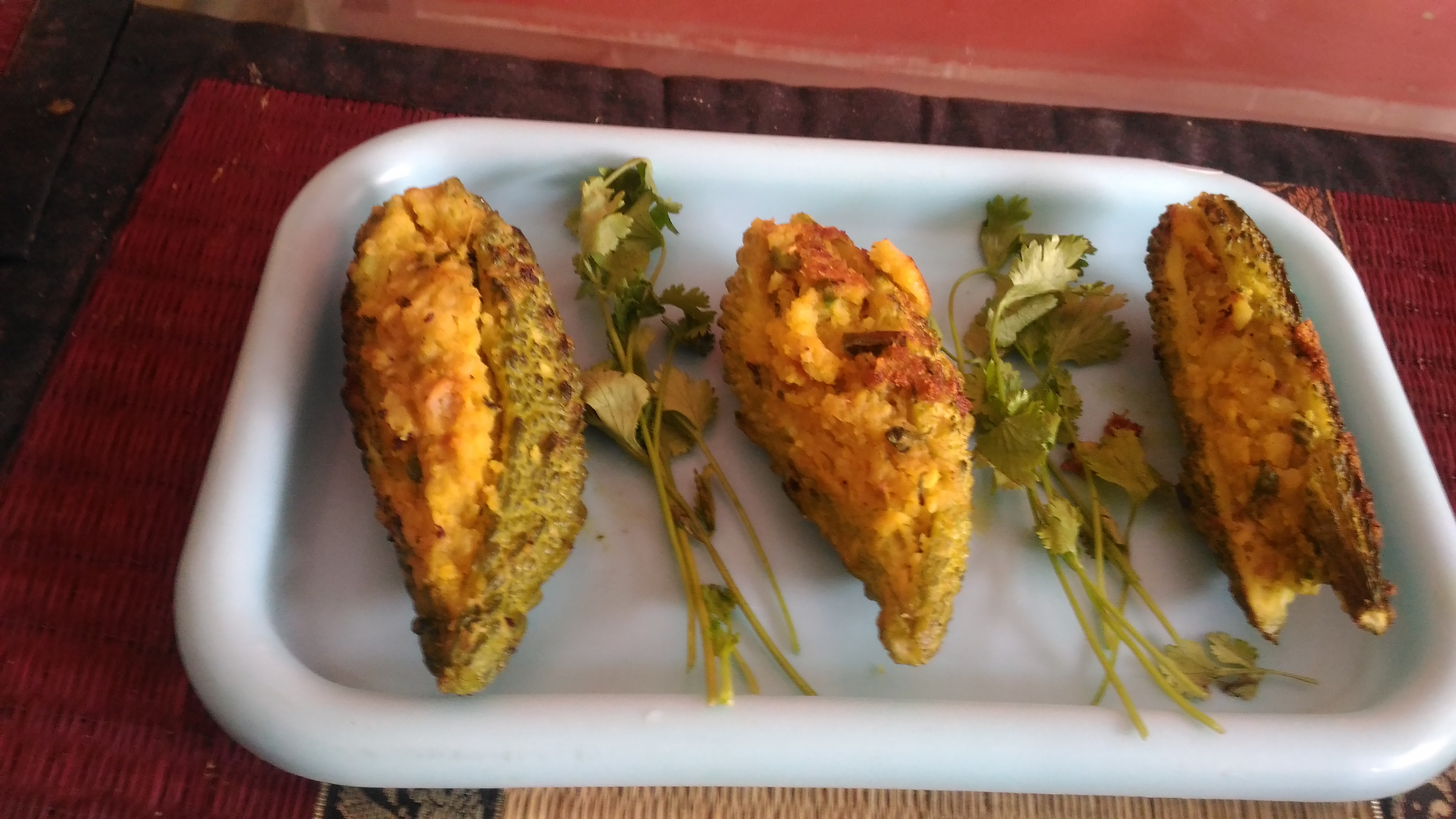 BHARWA KARELA / STUFFED KARELA RECIPE BHARWA KARELA / STUFFED KARELA RECIPE