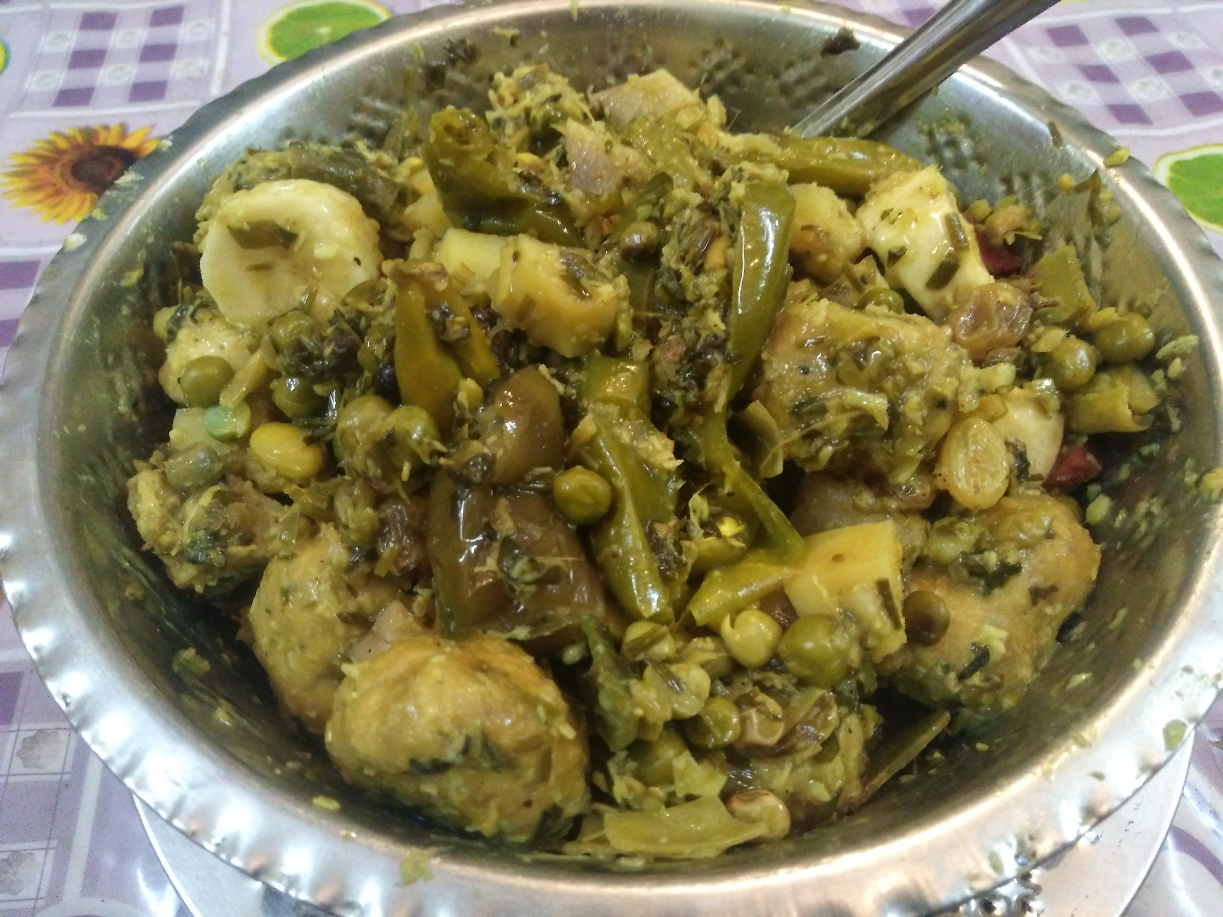 Undhiyu in microwave Recipe Undhiyu in microwave Recipe