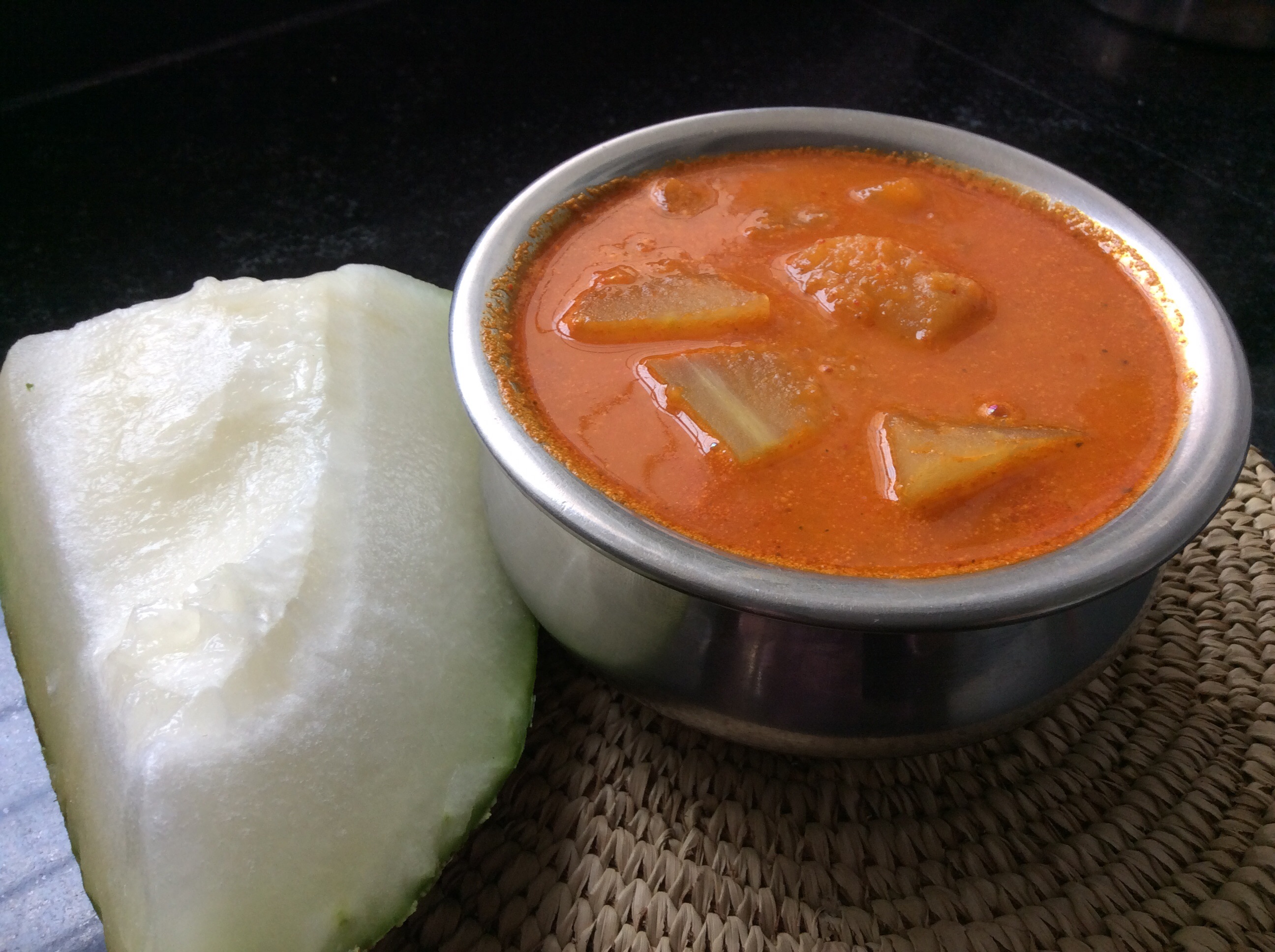 Ash gourd / boodukumbala / winter melon sambar Recipe Ash gourd / boodukumbala / winter melon sambar Recipe