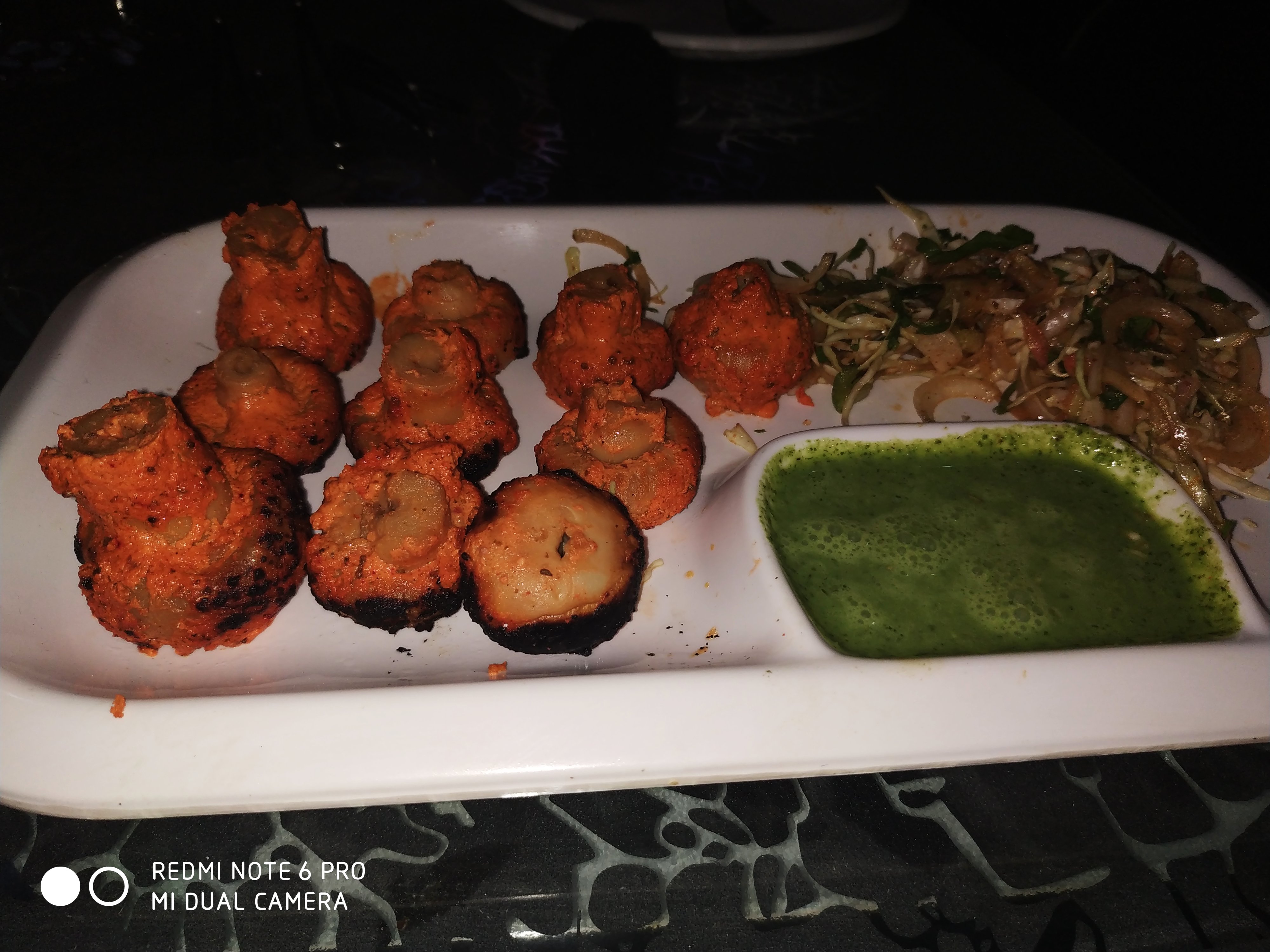 Makhmali Mushroom Tikka Recipe Makhmali Mushroom Tikka Recipe