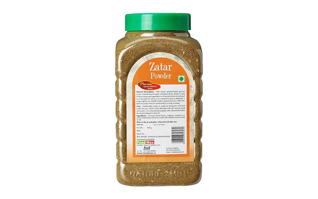 NatureSmith Zatar Powder Plastic Jar 500 grams - GoToChef