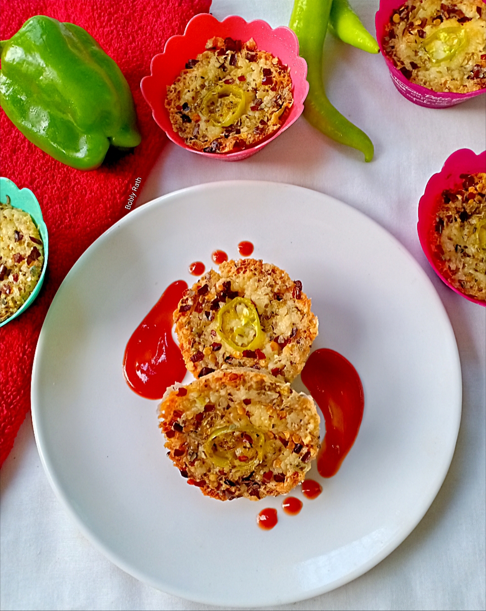 Thinai pepper pizza muffins Recipe Thinai pepper pizza muffins Recipe