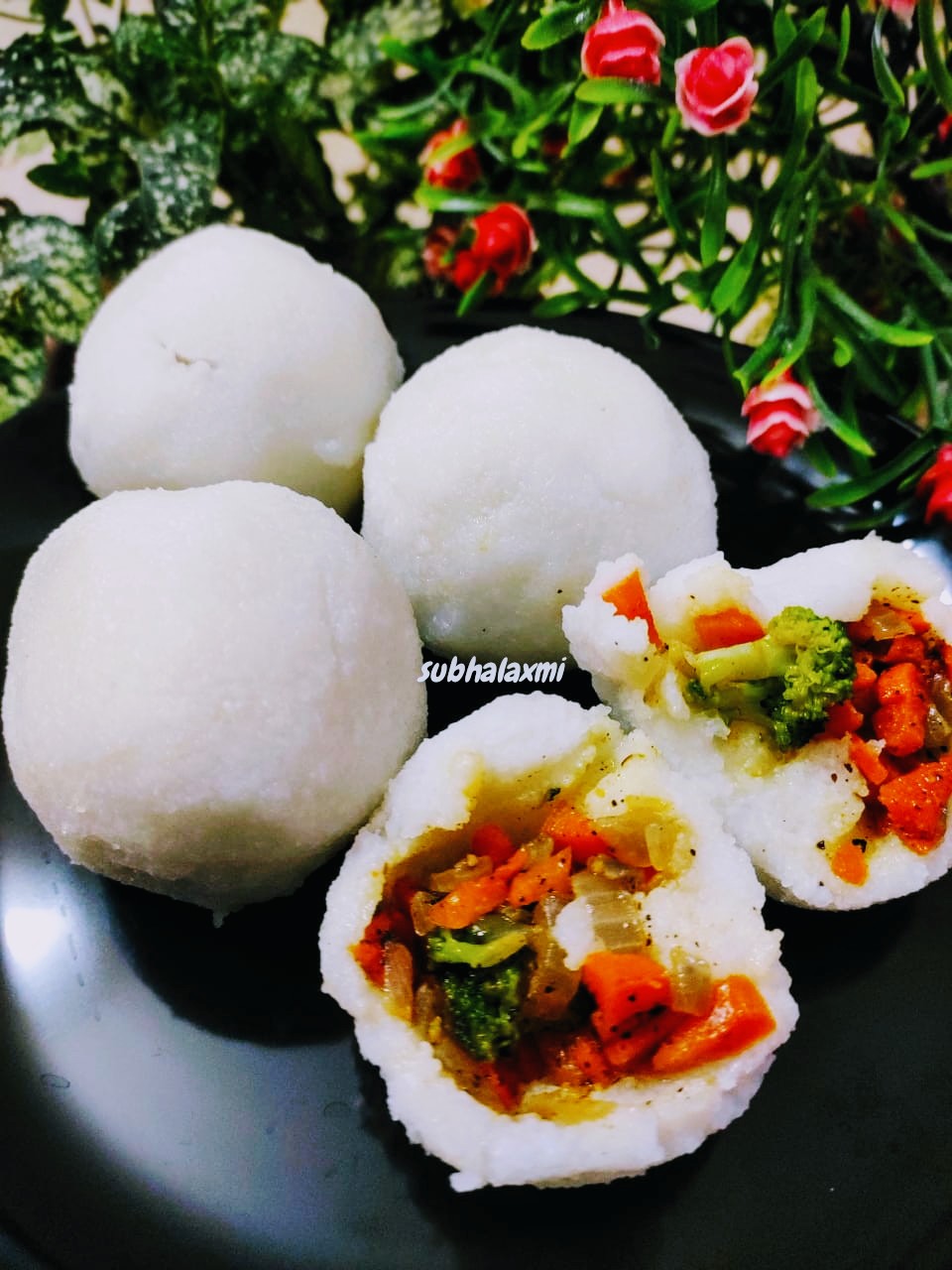 Manda pitha with a twist(steamed rice flour dumplings) Recipe Manda pitha with a twist(steamed rice flour dumplings) Recipe