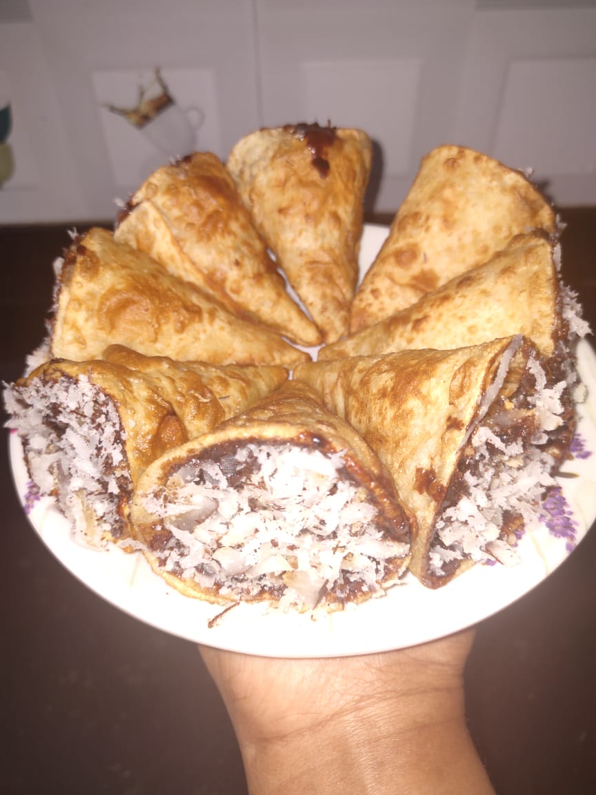 Leftover Roti Nutritious Cones Recipe Leftover Roti Nutritious Cones Recipe