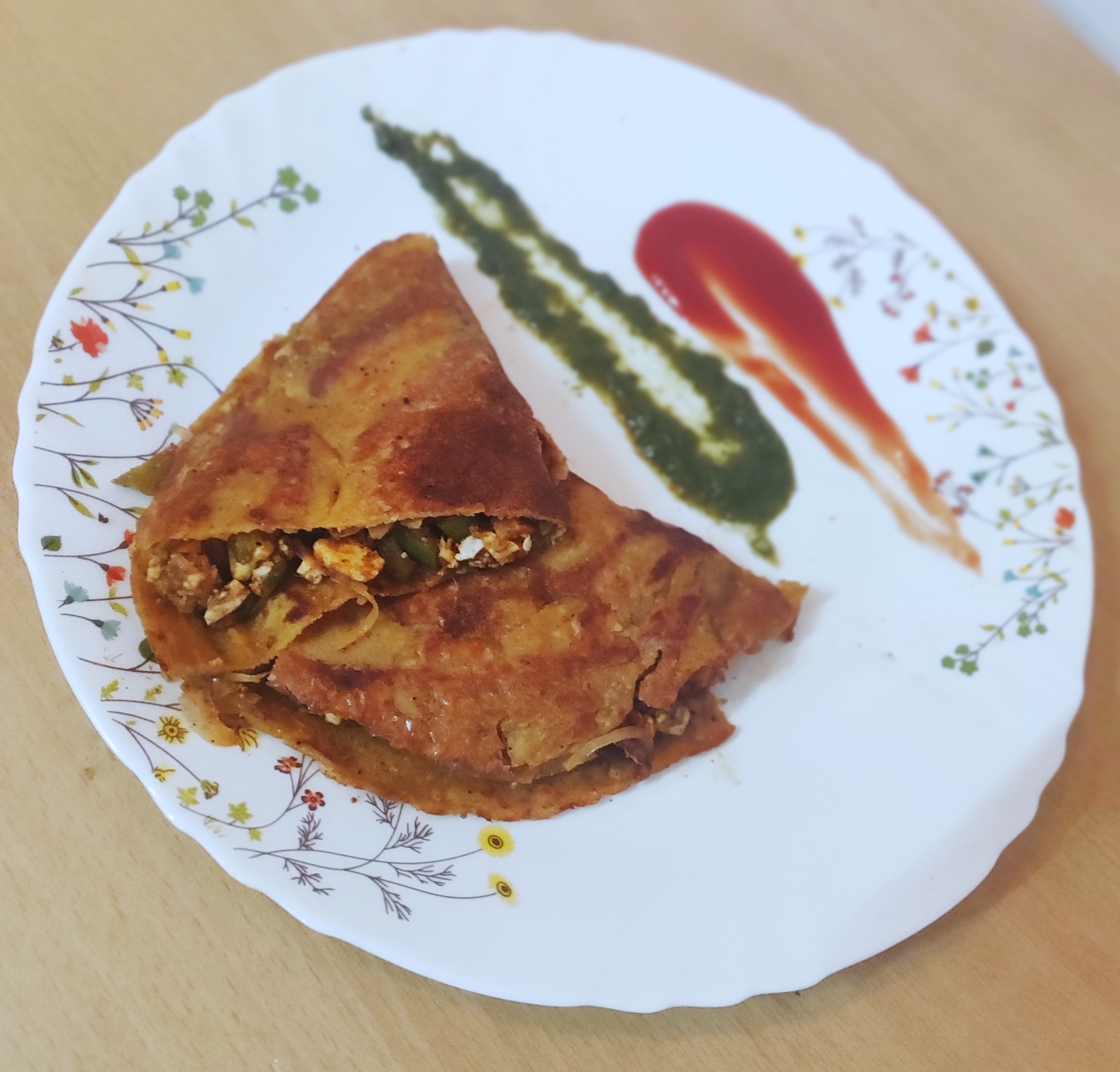 Tandoori Crepe/Chilla Recipe Tandoori Crepe/Chilla Recipe