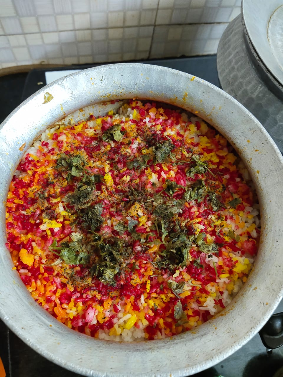 Colourful biryani Recipe Colourful biryani Recipe