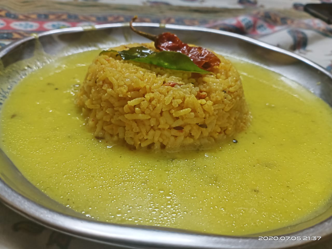 Gujarati kadhi khichdi Gujarati kadhi khichdi
