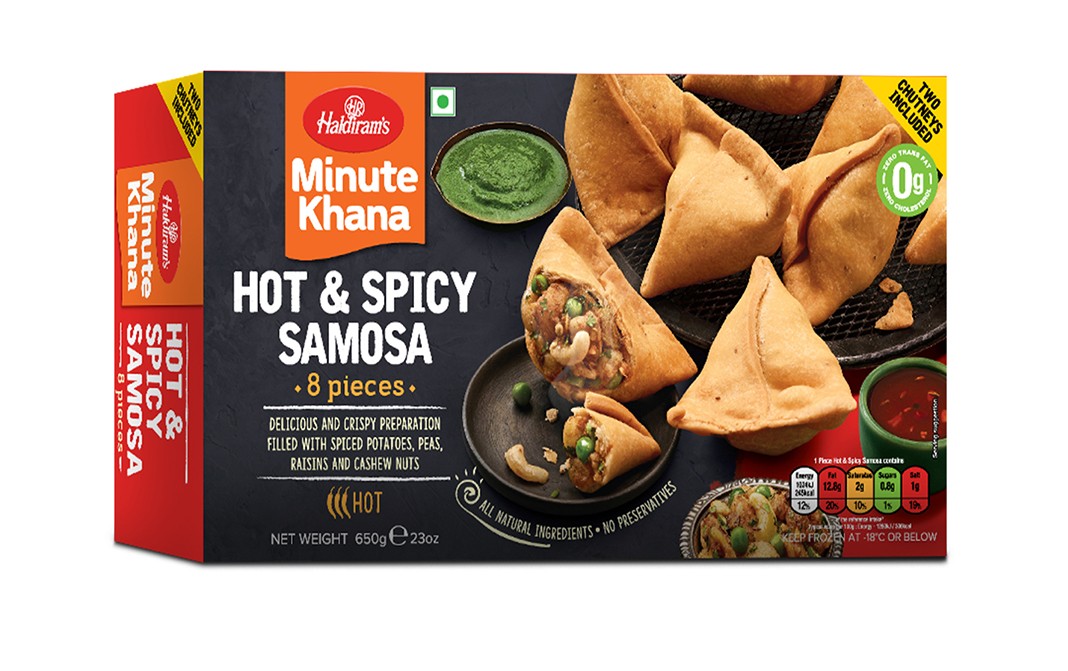 Haldiram's Hot & Spicy Samosa Box 650 grams - GoToChef