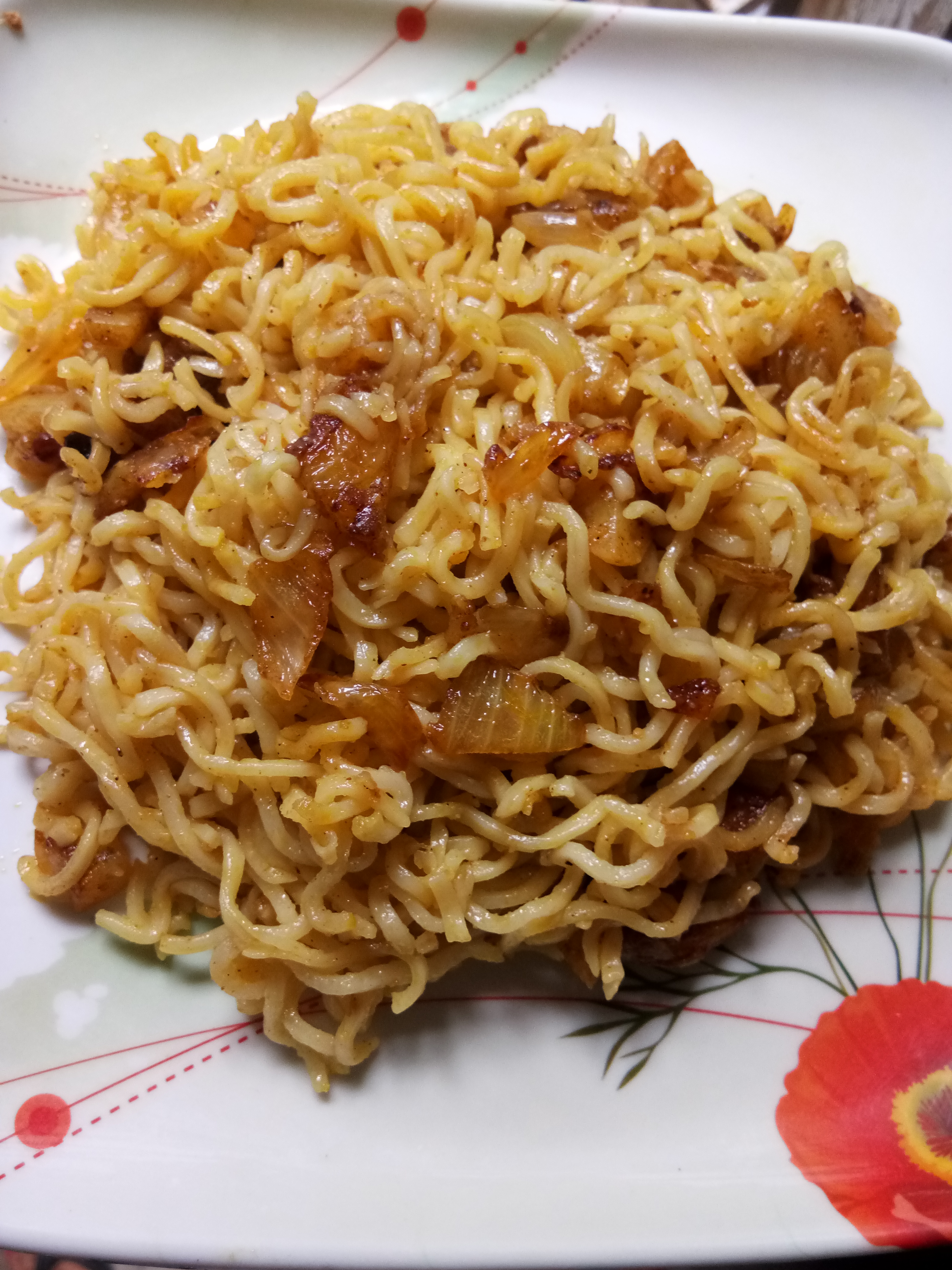 Sambhar Masala Flavoured Fried Maggie Recipe Sambhar Masala Flavoured Fried Maggie Recipe