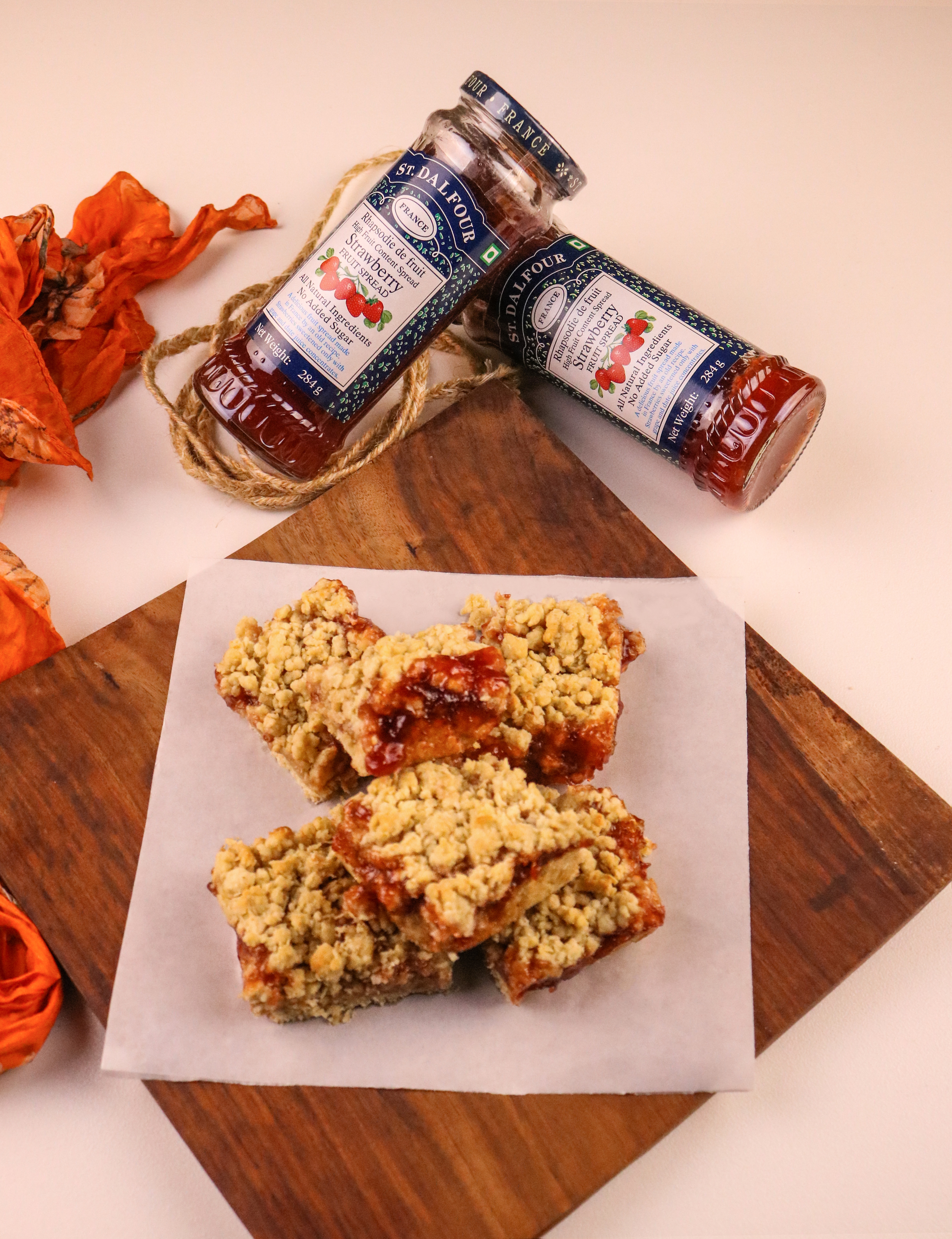 Strawberry Jam Oats Bar Recipe Strawberry Jam Oats Bar Recipe