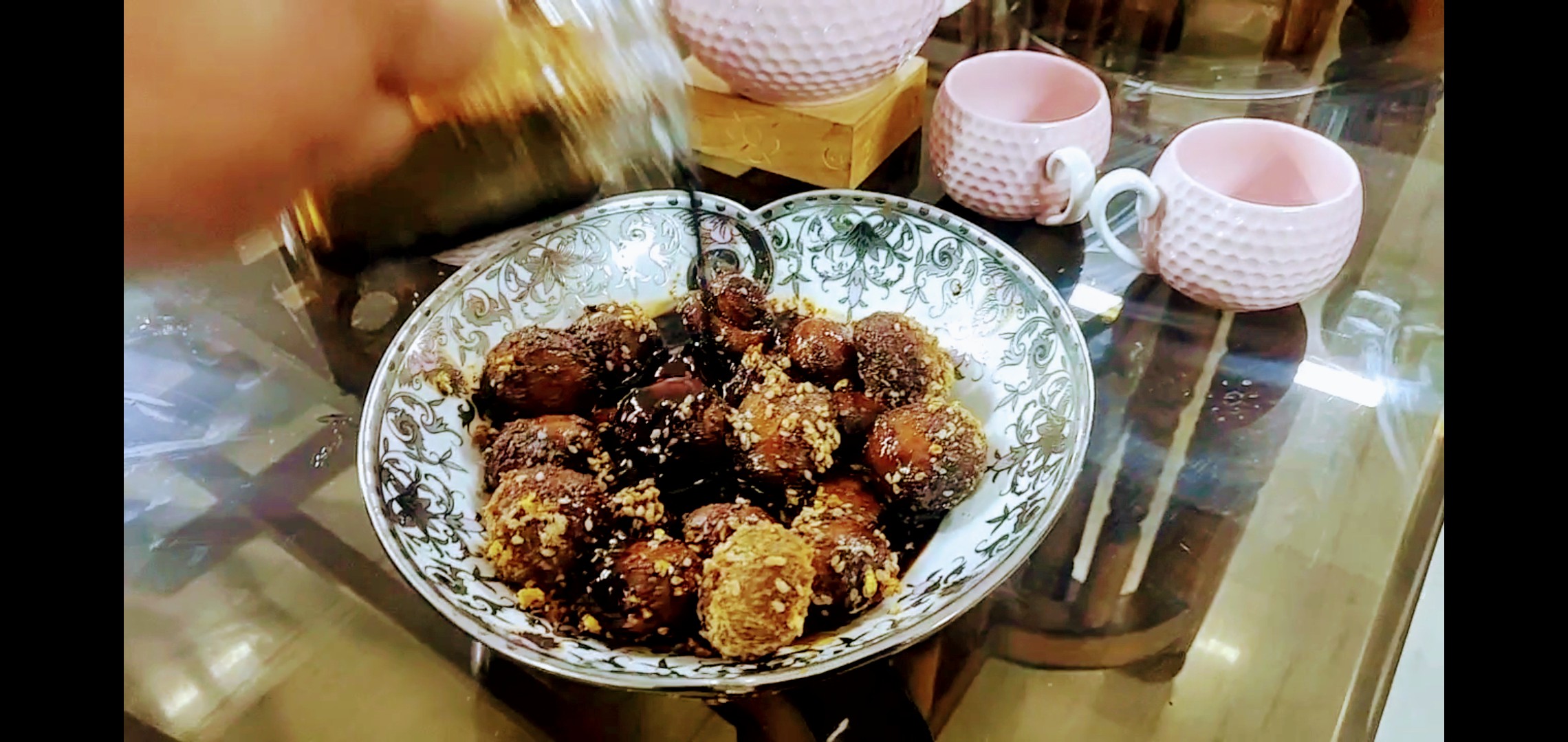 Sesame Mushroom Bites with Honey Soy Sauce Recipe Sesame Mushroom Bites with Honey Soy Sauce Recipe
