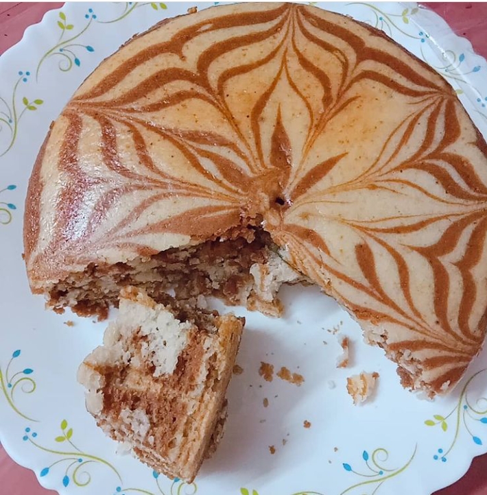 Suji Marble Cake Recipe Suji Marble Cake Recipe