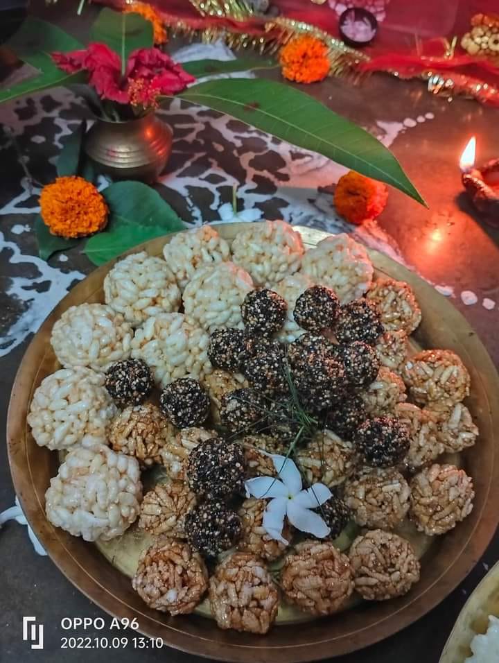 Puffed rice, poha and sesame laddu recipe Puffed rice, poha and sesame laddu recipe