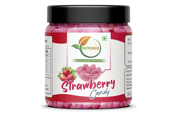 Nutrigrass Strawberry Candy    Plastic Jar   