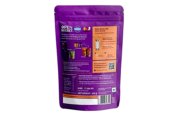 Open Secret Nutty Shake Mix Choco Almond   Pack   