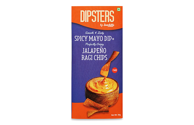 Snackible Spicy Mayo Dip Jalapeno Ragi Chips    Pack   