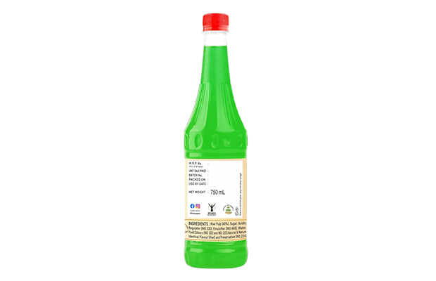 Dhampur Green Kiwi Crush    Plastic Bottle   