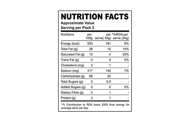 Tasty Nibbles Banana Chips    Pack   