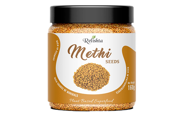 Relishta Methi Seeds   Plastic Jar   