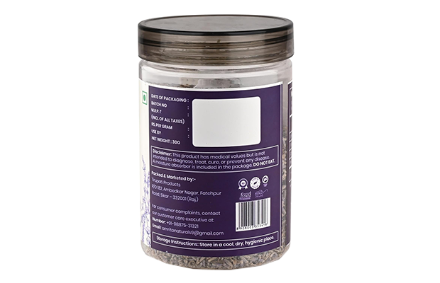 Amrita Naturals Lavender Flower Tea    Plastic Jar   