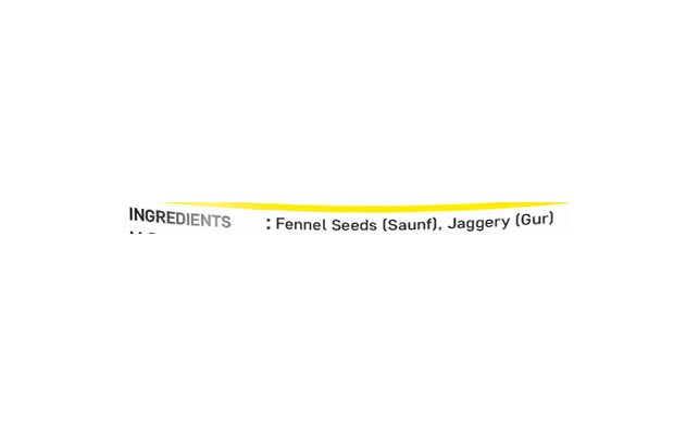 Dhampur Green Gur Saunf Jaggery Coated Fennel Seeds   Plastic Jar   