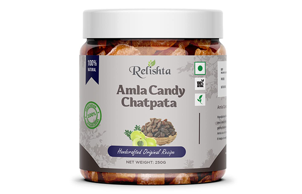 Relishta Amla Candy Chatpata   Plastic Jar   