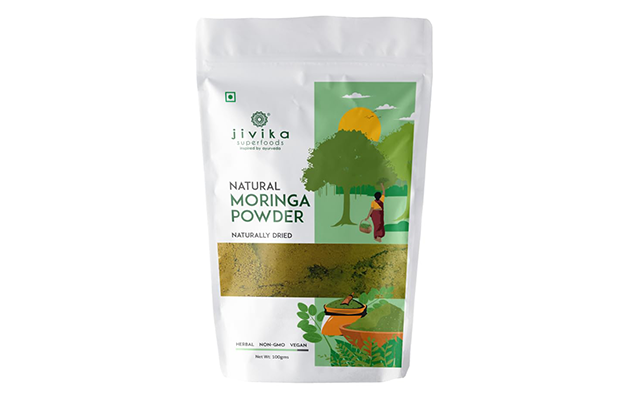 Jivika Organics Natural Moringa Powder   Pack   