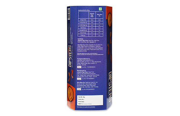 Snackible Spicy Mayo Dip Jalapeno Ragi Chips    Pack   