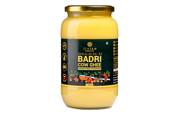 Jivika Organics Himalayan A2 Badri Cow Ghee   Jar   